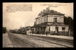 89 - JOIGNY - TRAIN EN GARE DE CHEMIN DE FER - VOIR ETAT - Joigny
