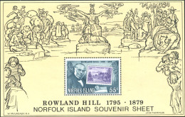 Norfolk Island 1979 SG228 Sir Rowland Hill Stamp MS MNH - Norfolk Island