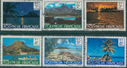 French Polynesia 1979 Sc#313-318,SG294-299 Landscapes DELRIEU Set FU - Otros & Sin Clasificación