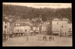 88 - PLOMBIERES-LES-BAINS - PLACE DE L'EGLISE - A LA MENAGEE FRANCAISE SUCCURSALE N°100 - Plombieres Les Bains