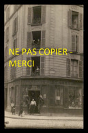 75 - PARIS 17EME - 55 RUE DE LA JONCQUIERE - MAISON AUDIAN - HARNACHEUR SELLIER ACTUEL CINE BANK - CARTE PHOTO ORIGINALE - Distrito: 17