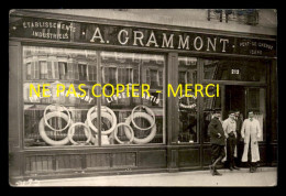 75 - PARIS 17EME - ALEX GRAMMONT PNEUMATIQUES ET CAOUTCHOUC 212 BLD PEREIRE ACTUEL GOLF PLUS - CARTE PHOTO ORIGINALE - Paris (17)