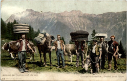 Abfahrt Ser Sennen Auf Der Alp - Andere & Zonder Classificatie