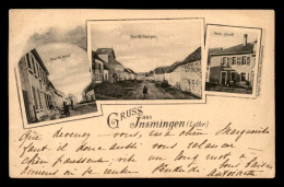 57 - INSMINGEN - INSMING - GRUSS AUS - RUE ST-ANNA - RUE ST-GEORGES - HOTEL STREIFF - Sonstige & Ohne Zuordnung