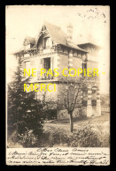 93 - SAINT-OUEN ? - UNE VILLA - CACHET ST-OUEN-SUR-SEINE 22-04-1904 - CARTE PHOTO ORIGINALE - Saint Ouen