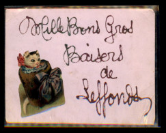 52 - LEFFONDS - MILLE BONS GROS BAISERS - DECOUPIS CHAT - VOIR ETAT - Other & Unclassified