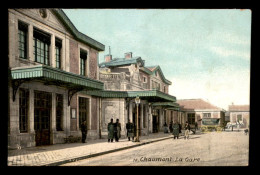 52 - CHAUMONT - LA GARE - CARTE COLORISEE - AQUA-PHOTO - Chaumont