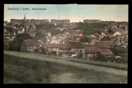 57 - SARREBOURG - SAARBURG - VUE GENERALE - CARTE COLORISEE - Sarrebourg