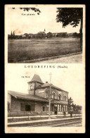 57 - LOUDREFING - VUE GENERALE - LA GARE - Other & Unclassified