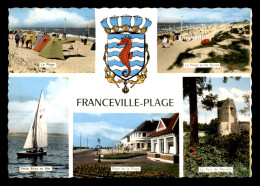 14 - FRANCEVILLE-PLAGE - MULTIVUES ET BLASON - Autres & Non Classés