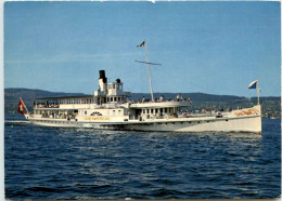 Zürichsee - Raddampfer Stadt Rapperswil - Passagiersschepen