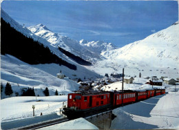 Andermatt Mit Furka Oberalp Bahn - Eisenbahn - Andermatt