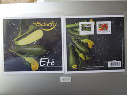 FRANCE 2022 " ÉTÉ LES EXCLUSIFS LA PETITE RECETTE " COLLECTOR  4 Timbres Lettre Prioritaire ADHÉSIF POIVRONS COURGETTES - Collectors