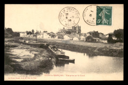 51 - VITRY-LE-FRANCOIS - VUE PRISE SUR LE CANAL  - PENICHES - Vitry-le-François