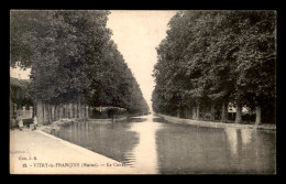 51 - VITRY-LE-FRANCOIS - LE CANAL  - PENICHE - Vitry-le-François