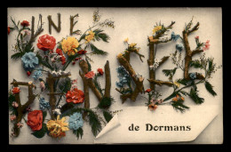 51 - DORMANS - UNE PENSEE - CARTE FANTAISIE - Dormans