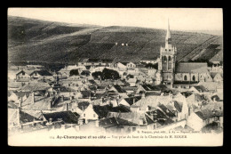 51 - AY - VUE PRISE DU HAUT DE LA CHEMINEE DE M. ROGER - Ay En Champagne