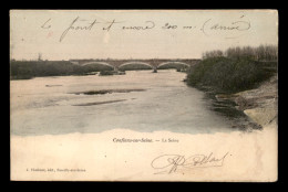 51 - CONFLANS - LA SEINE - CARTE COLORISEE - Otros & Sin Clasificación