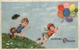 Kinder Mit Luftballons - Sonstige & Ohne Zuordnung