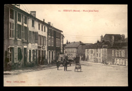 55 - STENAY - PLACE JULES FERRY - EDITEUR LEBLANC - Stenay