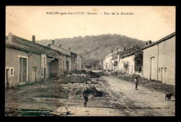 55 - HALLES-SOUS-LES-COTES - RUE DE LA ROCHELLE - EDITEUR DAMOUREUX - Sonstige & Ohne Zuordnung