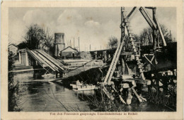 Rethel - Gesprengte Eisenbahnbrücke - Feldpost - Rethel