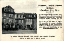 Weimar - Gasthaus Zum Weissen Schwan - Weimar