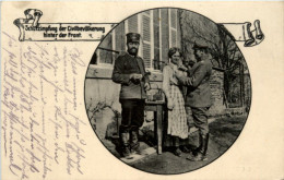 Schutzimpfung Der Dorfbevölkerung Hiter Der Front - Feldpost - Weltkrieg 1914-18