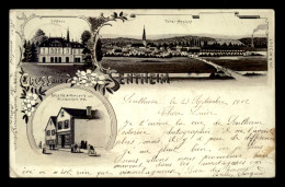 68 - SENTHEIM - CARTE LITHOGRAPHIQUE GRUSS - Autres & Non Classés