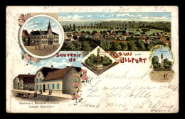 68 - ILLFURT - CARTE LITHOGRAPHIQUE GRUSS - RESTAURANT JOSEPH STOECKLIN - Sonstige & Ohne Zuordnung