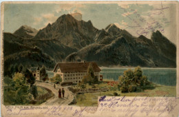 Neu-Joch Am Kochelsee - Litho - Andere & Zonder Classificatie