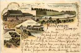 Gruss Aus Norderney - Litho - Norderney