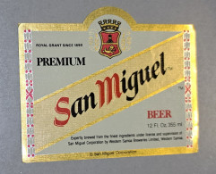 Westener Samoa  BREWERY  BEER LABEL/ #080 - Cerveza