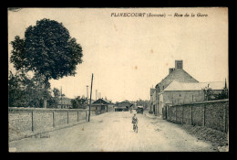 80 - FLIXECOURT - RUE DE LA GARE - VOIR ETAT - Flixecourt