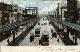 New York - Bowery And Elevated Road - Other & Unclassified
