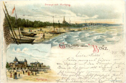 Gruss Aus Binz Auf Rügen - Litho - Ruegen