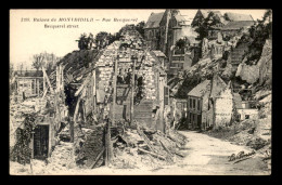 80 - MONTDIDIER - LES RUINES RUE BECQUEREL - GUERRE 14/18 - Montdidier