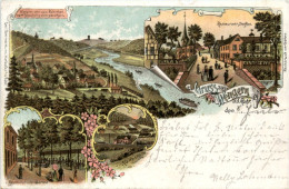 Gruss Aus Wengern - Litho 1898 - Ennepetal