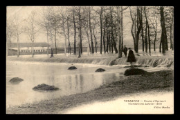 89 - TONNERRE - INONDATIONS DE 1910 - ROUTE D'EPINEUIL  - Tonnerre