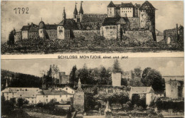 Schloss Montjoie Einst Und Jetzt - Monschau