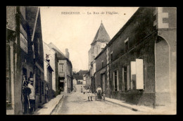 89 - SERGINES - RUE DE L'EGLISE - Sergines