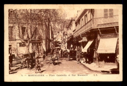 ALGERIE - MOSTAGANEM - PLACE GAMBETTA ET RUE MATEMORE - MAGASIN ALBERT CLAUDE - Mostaganem