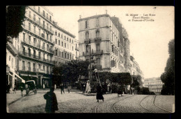 ALGERIE - ALGER - LES RUES HENRI MARTIN ET DUMONT D'URVILLE - Algiers