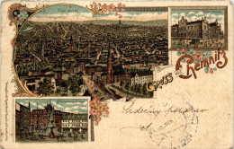 Gruss Aus Chemnitz - Litho - Chemnitz