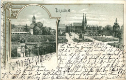 Gruss Aus Dresden - Litho - Dresden