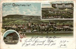 Gruss Aus Oppenweiler - Litho - Waiblingen