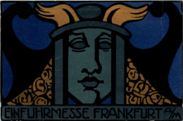 Frankfurt - Einfuhrmesse 1919 - Künstlerkarte Lina V. Schauroth - Frankfurt A. Main