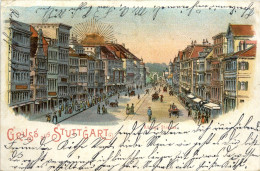 Gruss Aus Stuttgart -Litho - Stuttgart