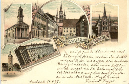 Gruss Aus Ansbach - Litho - Ansbach