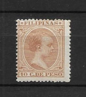 LOTE 2174 D /// (C030) FILIPINAS 1894  EDIFIL Nº:114 *MH  CASTAÑO CLARO     ¡¡¡ OFERTA - LIQUIDATION - JE LIQUIDE !!! - Philippines